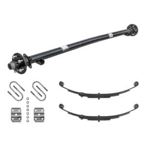 3500 lb Idler Trailer Axle Running Gear Set