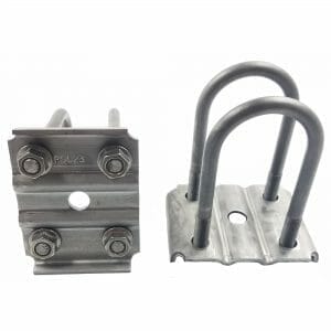 2-3/8" U-Bolt Kit - Fits 2-3/8" Round Axles & 1-3/4" Wide Springs - Rockwell American