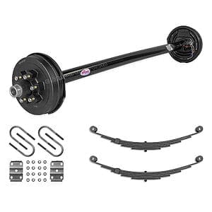 5200 lb Electric Brake Axle Running Gear Set