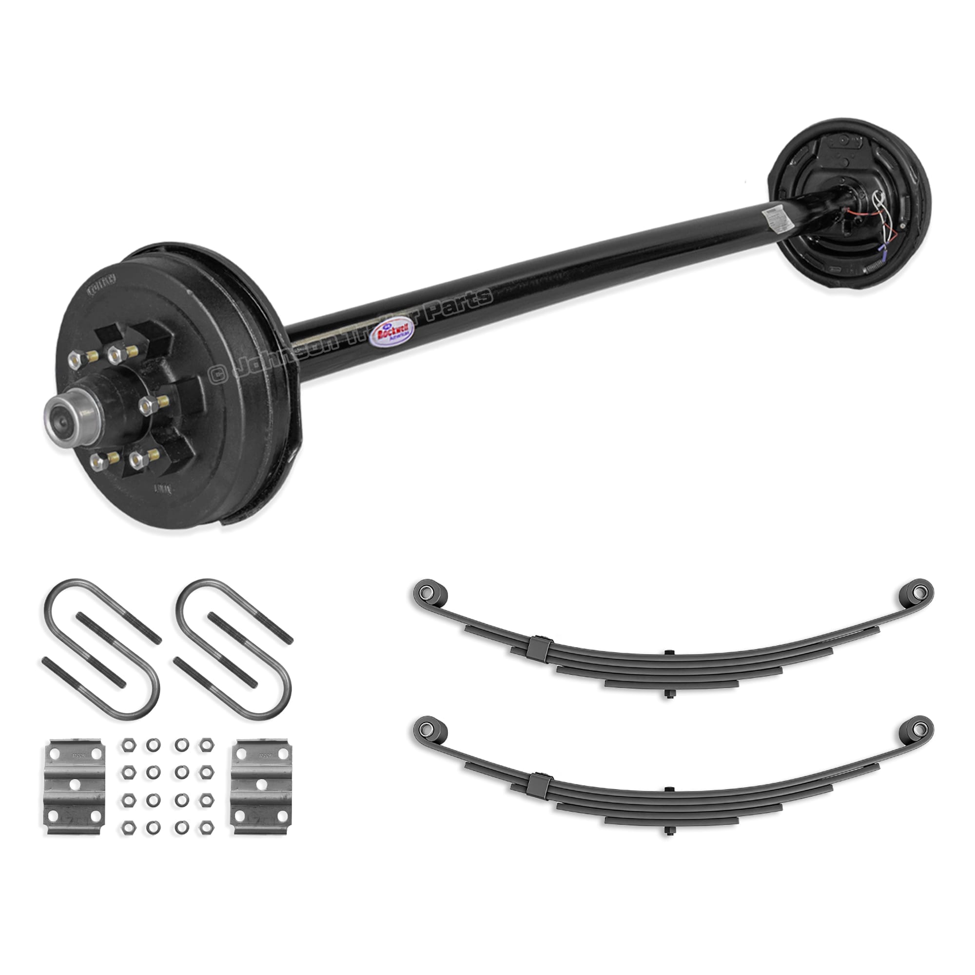 5200 lb Electric Brake Axle Running Gear Set