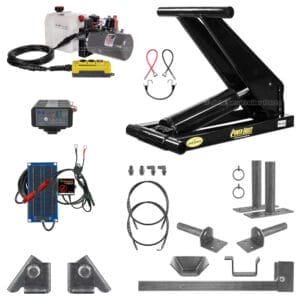 Dexter PH416 6 Ton Deluxe Hydraulic Scissor Power Hoist Kit for 10’–14’ Dump Beds