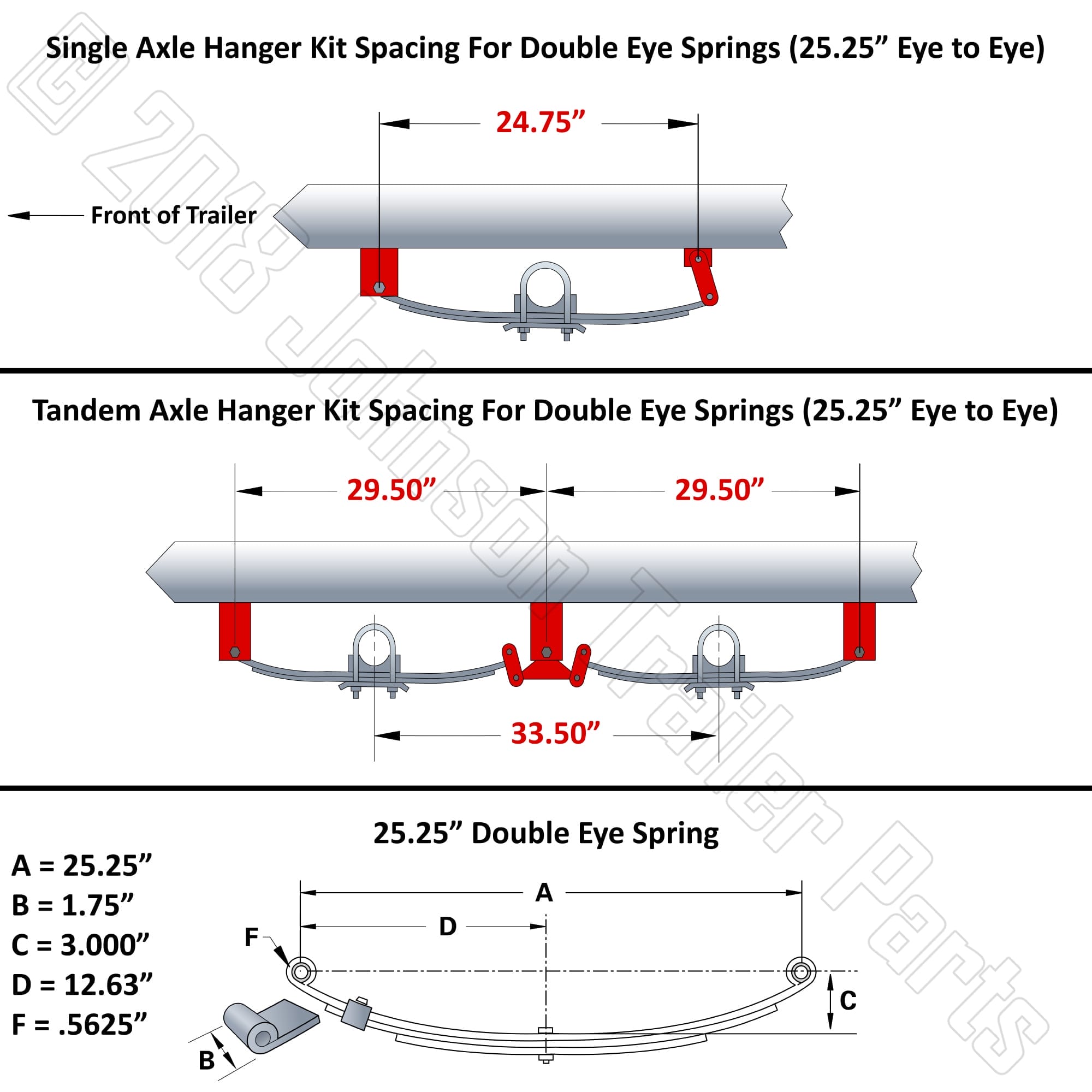 5,200 lb Electric Brake Axle Running Gear Set - Image 3