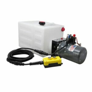 13 Quart 12V KTI single acting hydraulic pump with remote pendant