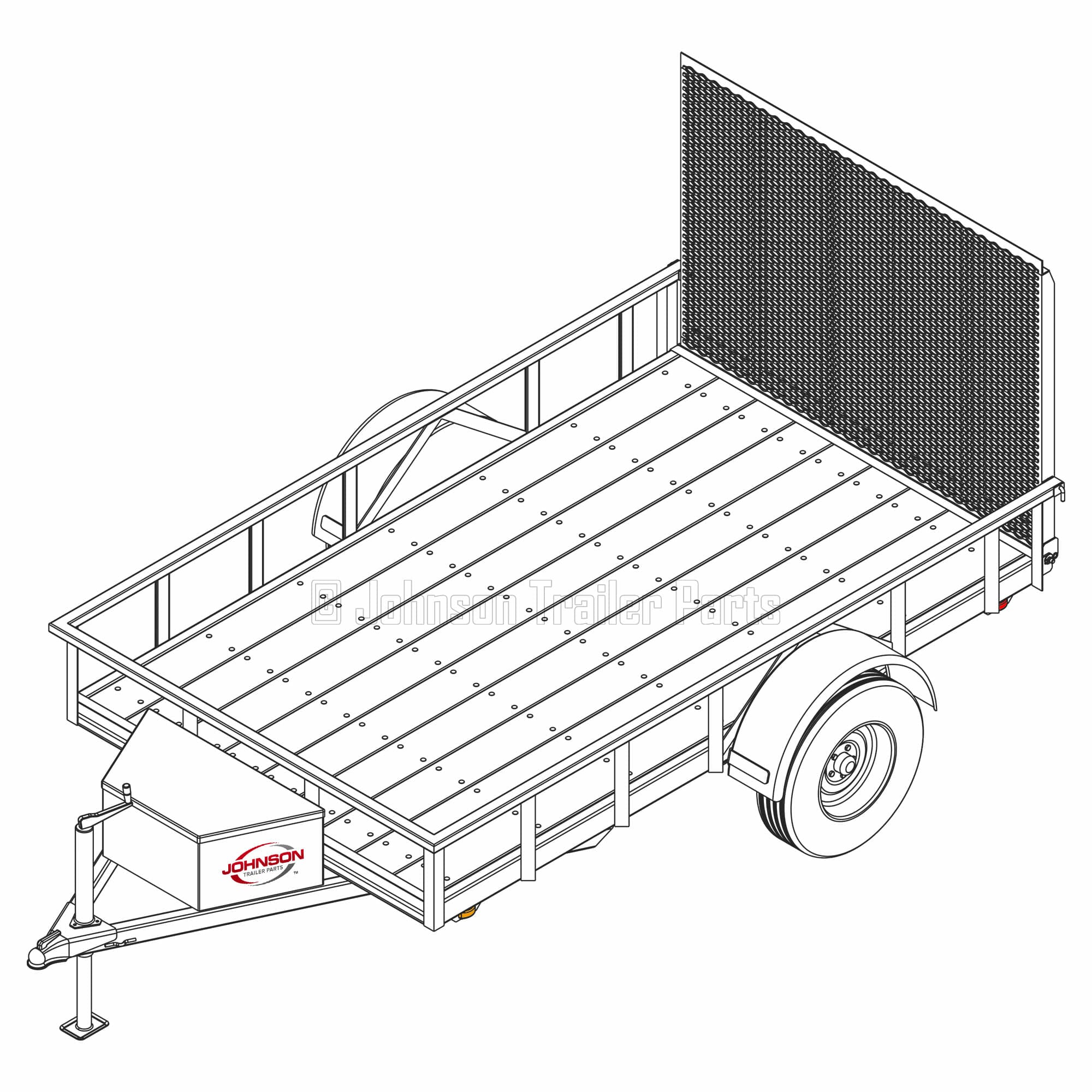 6′ x 10′ Utility Trailer Plans – 3,500 lb Capacity