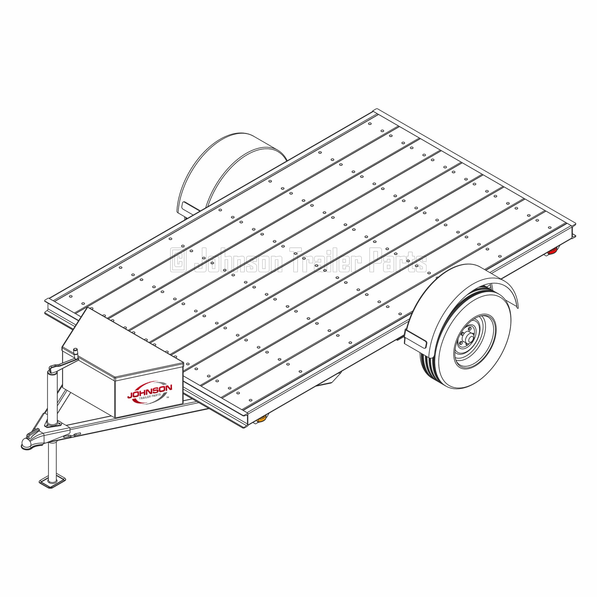 6′ x 10′ Utility Trailer Plans – 3,500 lb Capacity