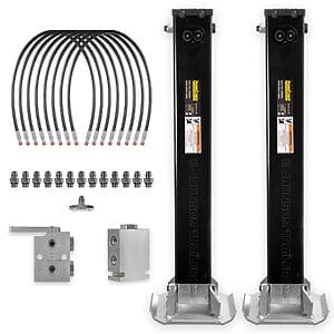 Dexter 24K Dual Power Jacks hydraulic trailer jack add-on kit with selector valve and flow divider