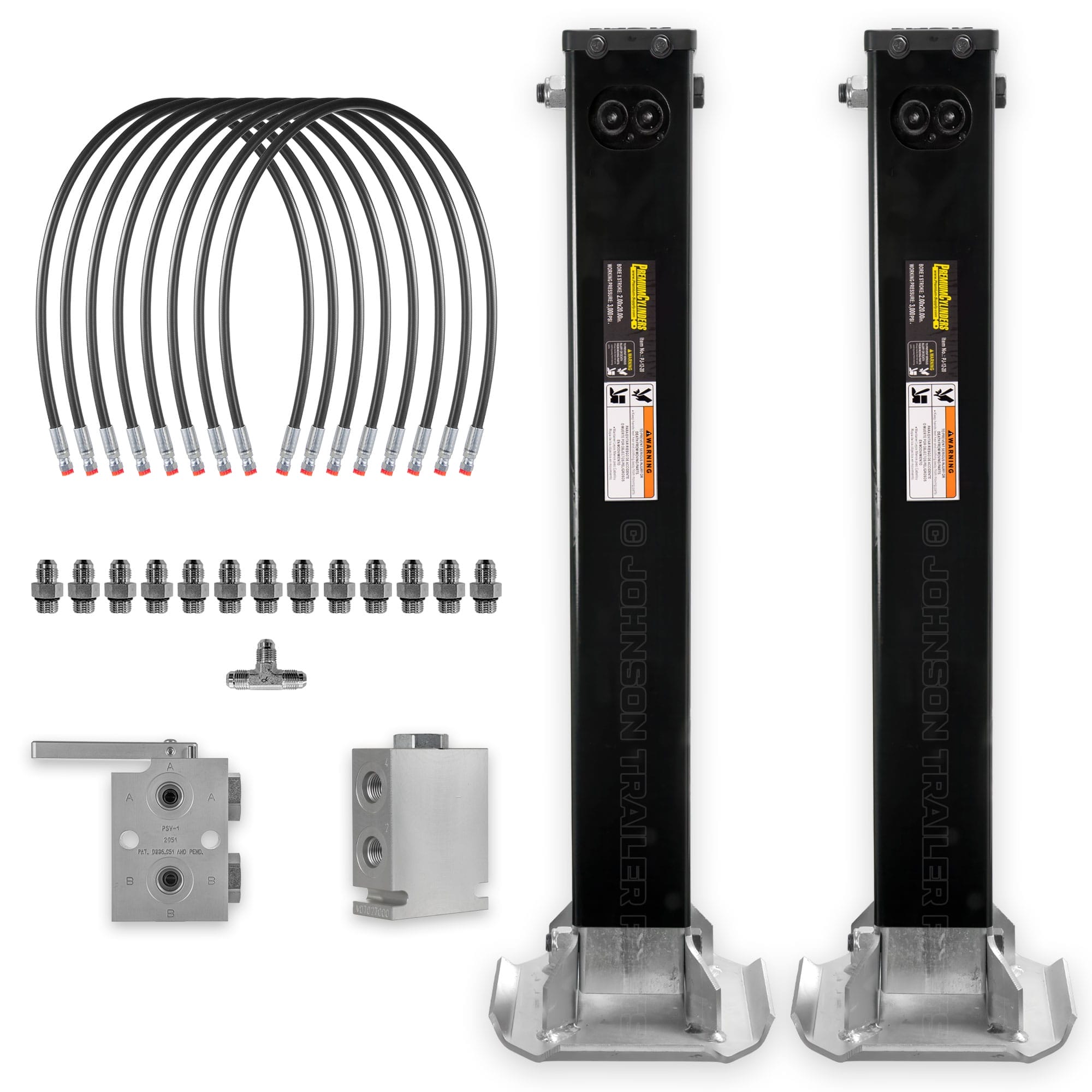 Dexter PH616-6 11 Ton Hydraulic Scissor Hoist Kit for 12'–16' Beds