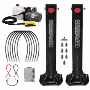 Dual Hydraulic Trailer Jack Standard Kit