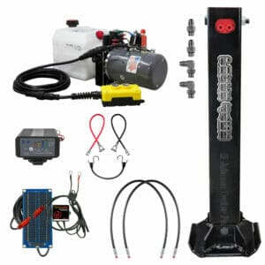 Single Hydraulic Trailer Jack Deluxe Kit