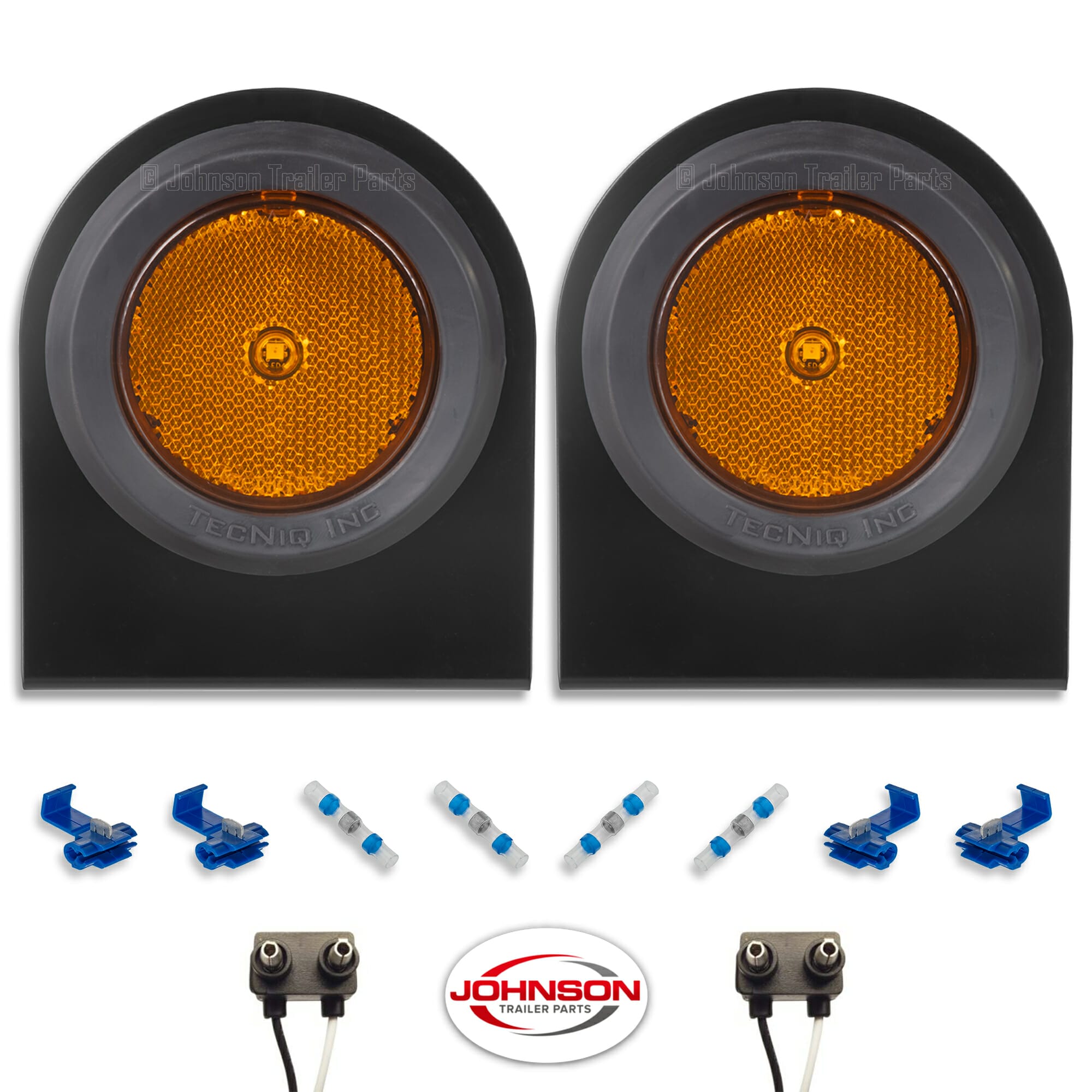 S12 | Amber LED Side Markers with Steel Brackets