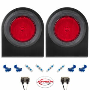 S12 | Red LED Side Markers with Steel Brackets