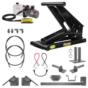 Dexter PH616-5 8 Ton Standard Dump Trailer Hydraulic Scissor Power Hoist Kit for 12’–16’ Dump Beds