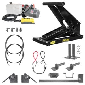 Dexter PH616-6 11 Ton Standard Dump Trailer Hydraulic Scissor Power Hoist Kit for 12’–16’ Dump Beds