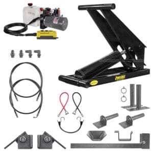 Dexter PH621-5 8 Ton Standard Dump Trailer Hydraulic Scissor Power Hoist Kit for 16’–20’ Dump Beds