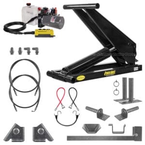 Dexter PH520 10 ton hydraulic scissor power hoist kit standard configuration for 12 to 16 foot dump beds