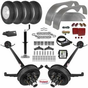 Tandem Axle Trailer Parts Kit - 10.4k Capacity