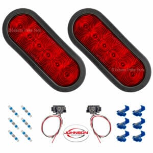 T66 | 6" Oval LED Tail Light Kit