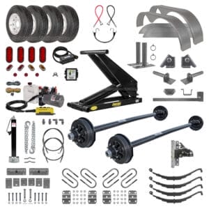 14k Dump Trailer Parts Kit - PH520 Hoist - DT714-14J