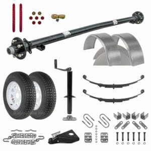 6ft Utility Trailer Parts Kit - 3.5k - Model U72-120-35J