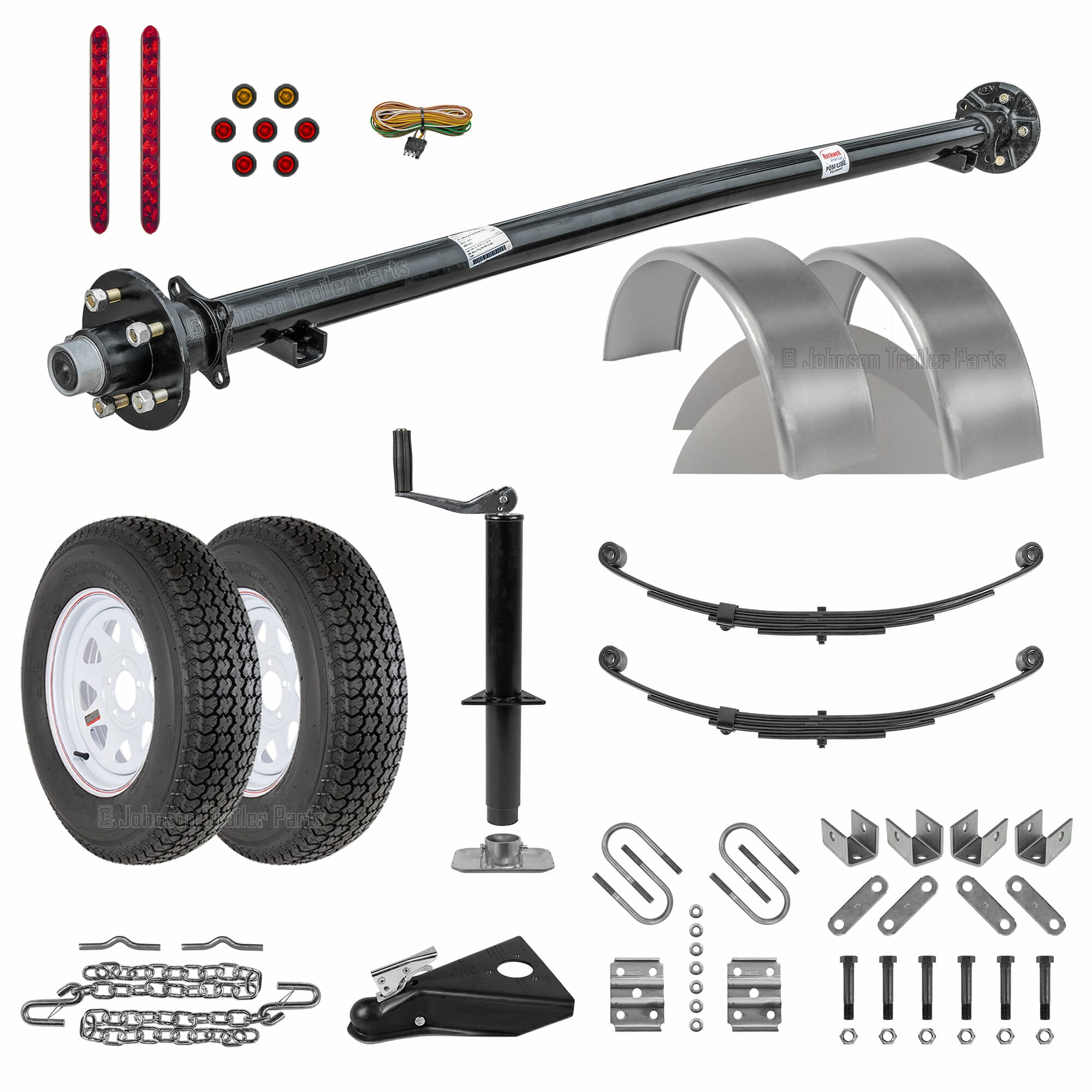 6ft Utility Trailer Parts Kit Model U72-120-35J