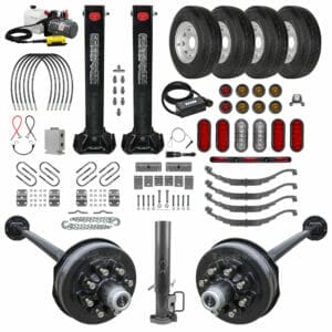 Gooseneck Trailer Parts Kit - 14k | Hydraulic Jacks