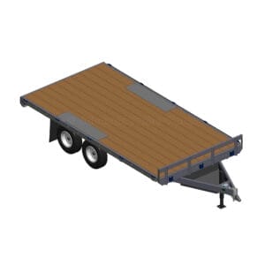 8.5′ x 16′ Deck Over Trailer Plans - 7000 lbs