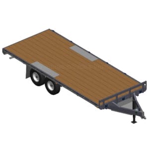 8.5′ x 20 Deck Over Trailer Plans - 14k-16k Capacity