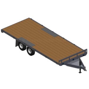 8.5′ x 20 Deck Over Trailer Plans - 7000 lbs