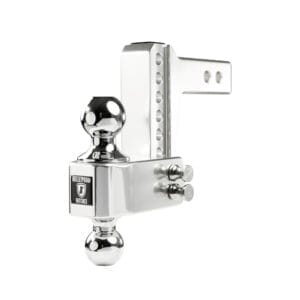 2.0" Aluminum Medium Duty 4" Drop/Rise Hitch