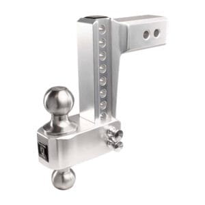 2.5" Aluminum Medium Duty 6" Drop/Rise Hitch w/ Stainless Steel Ball