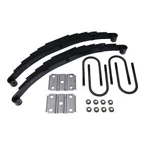 Axle Spring and U-Bolt Kit – (2) 6-Leaf Springs, 1/2″ U-Bolts – 7,000 lb Capacity