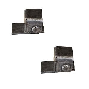 (2-Pack) Heavy-Duty Tilt Hinges – Weld-On Design with Grease Fittings