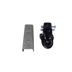 2-5/16" Ball, Pro Series Adjustable Channel Mount Coupler – Lever Latch, Stamped Steel, 14,000 lb Capacity, 6-Hole 5-Position Channel with Bolts