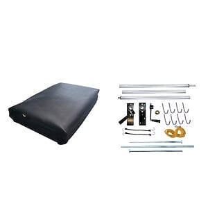 6′ x 14′ – Dump Tarp Kit with Mesh Tarp & Hardware