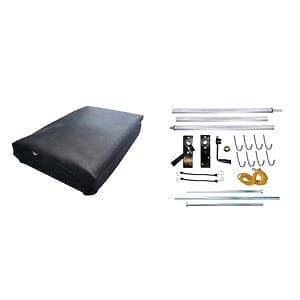 7′ x 18′ – Dump Tarp Kit with Mesh Tarp & Hardware