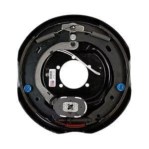 12" x 2" Electric Drum Brake, Left Side - 6,000 lb Capacity, Manual Adjust, 5-Bolt Mount, Dexter