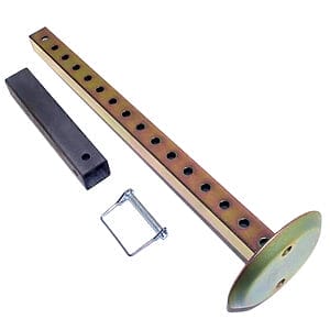 Ram Stabilizer Leg – 2,000 lb Capacity, Weld-On, 1.5" Square Tube x 20" Long