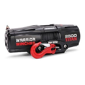 Titan 2,500 lb 12v Electric Winch - Synthetic Rope