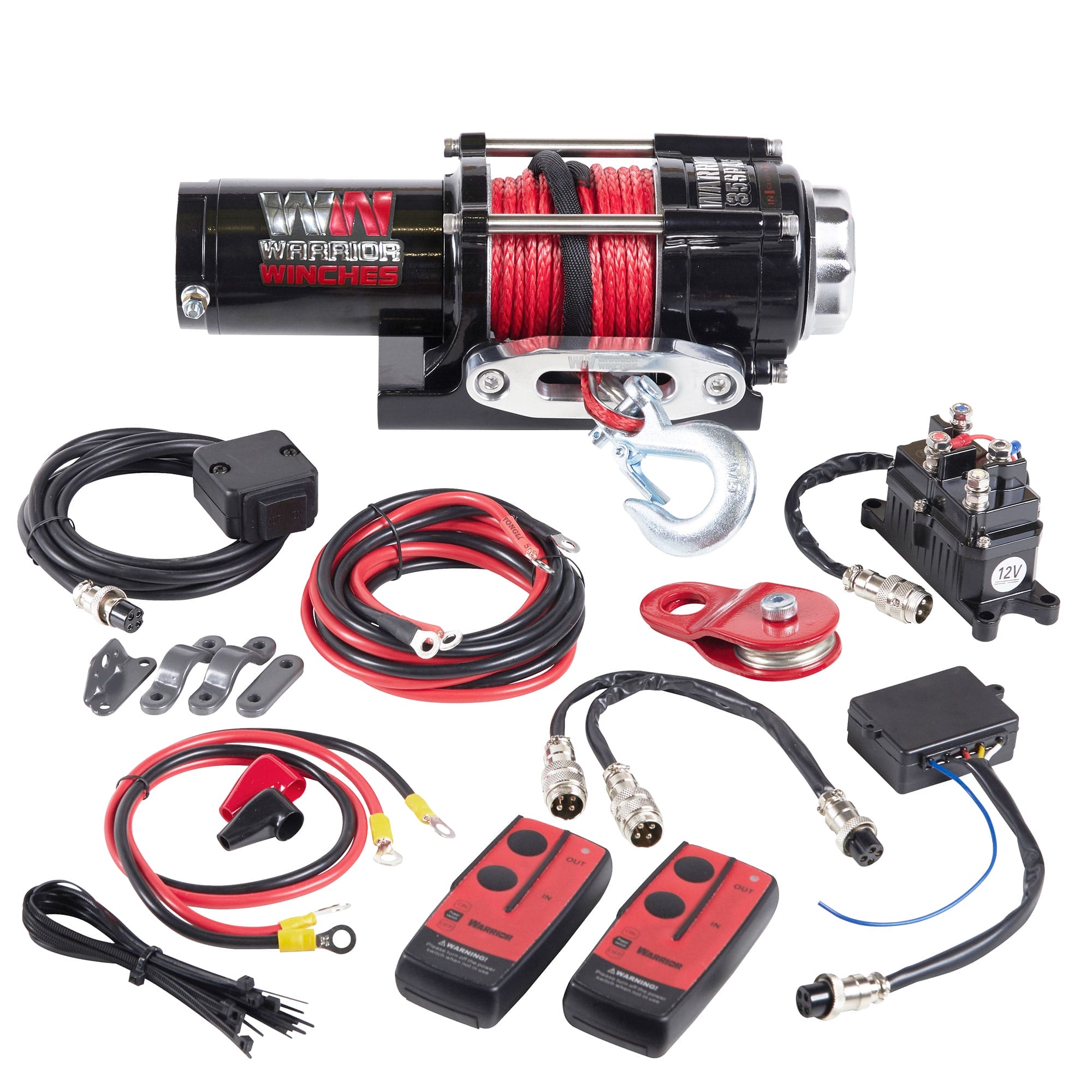 Ninja 3,500lb 12v Electric Winch - Synthetic Rope