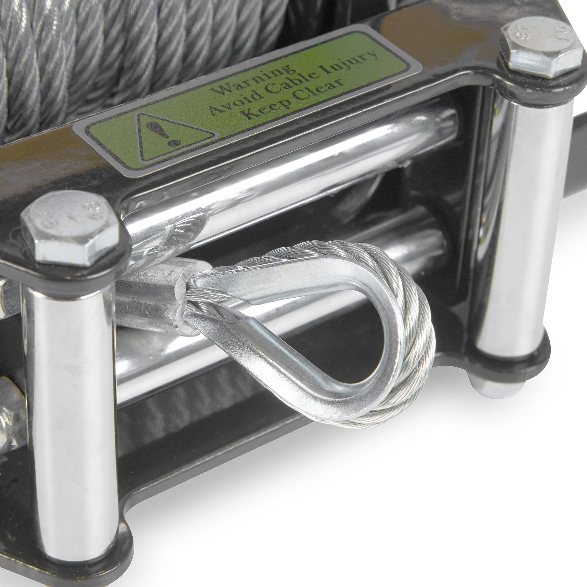 Ninja 4,500 lb 12v Electric Winch - Steel Cable