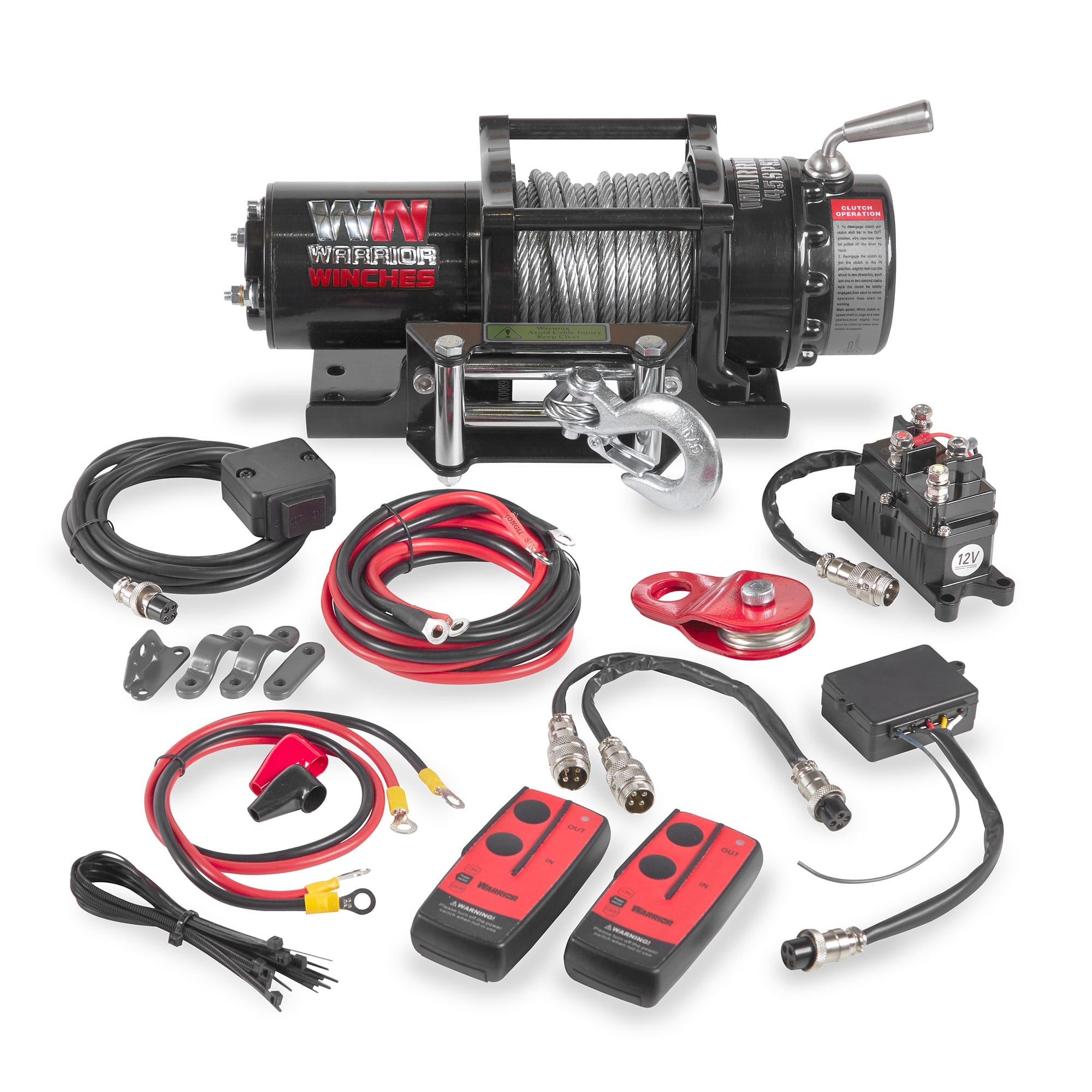 Ninja 4,500 lb 12v Electric Winch - Steel Cable