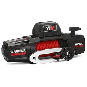 Sentinel 8000lb Electric Winch – 12V Synthetic Rope